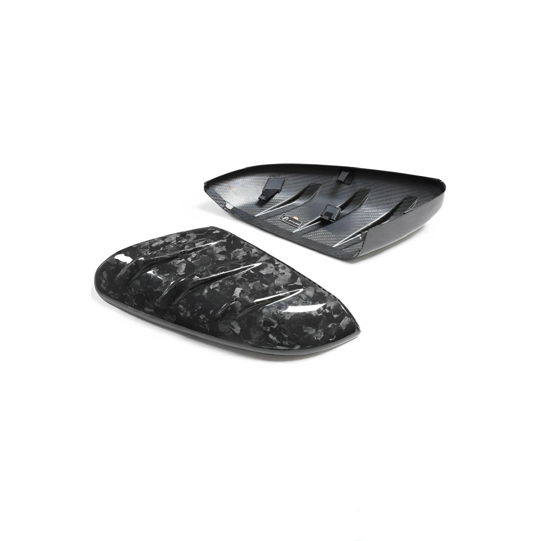 Honda Civic FC1 FK8 (Gen 10 2016 - 2021) Carbon Fibre Mirror Caps MUGEN Style