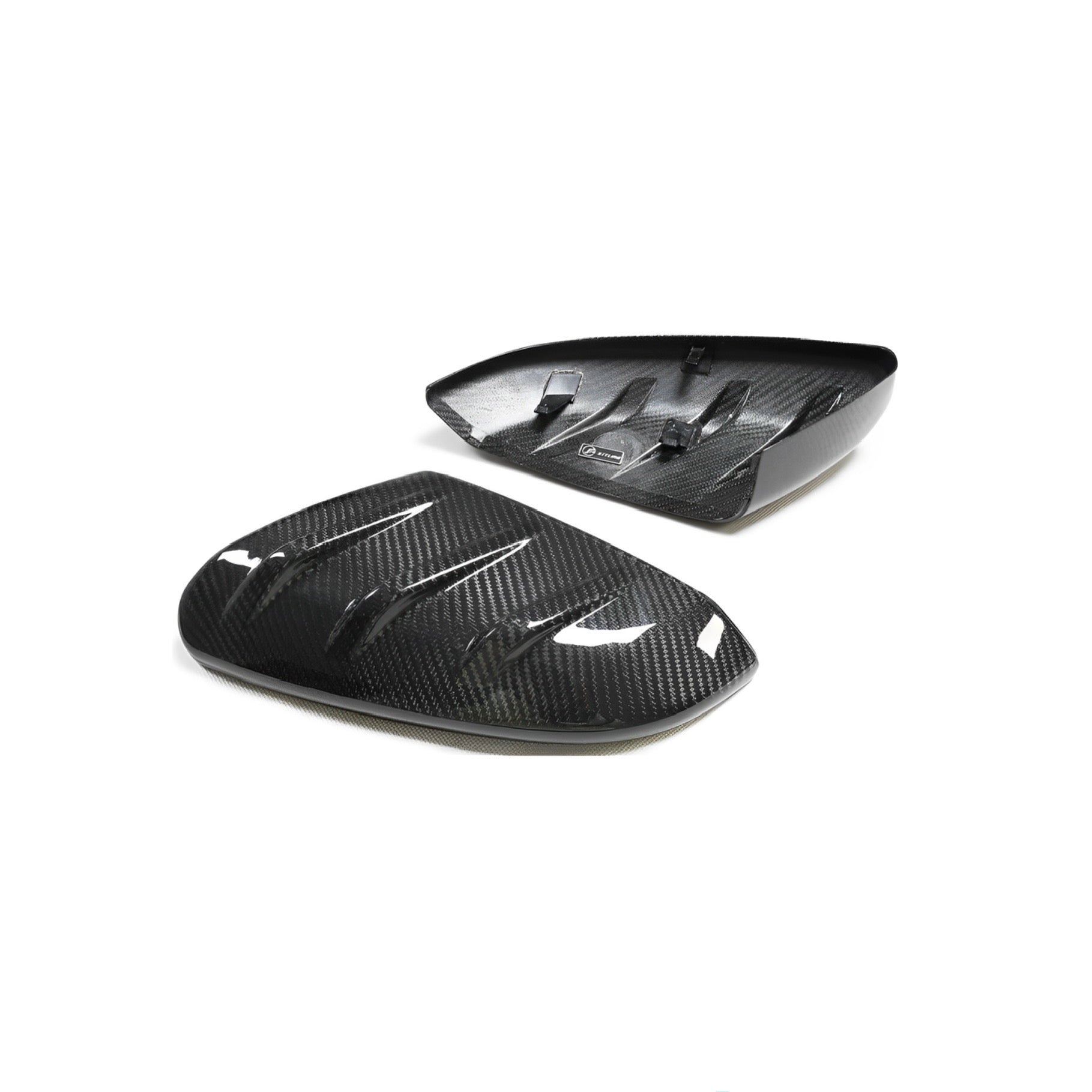 Honda Civic FC1 FK8 (Gen 10 2016 - 2021) Carbon Fibre Mirror Caps MUGEN Style