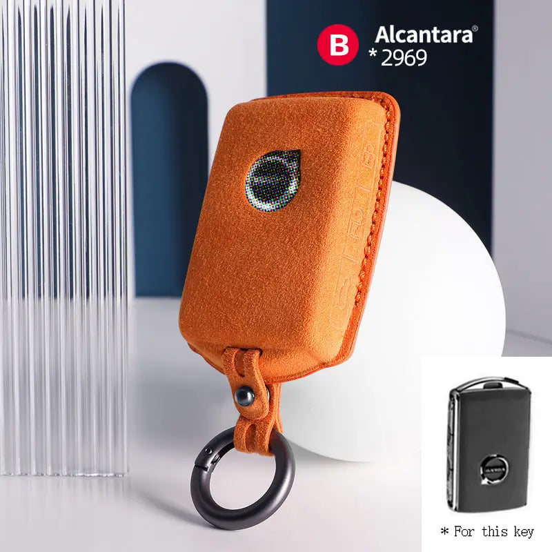 Volvo Key Cover - Alcantara - Type B