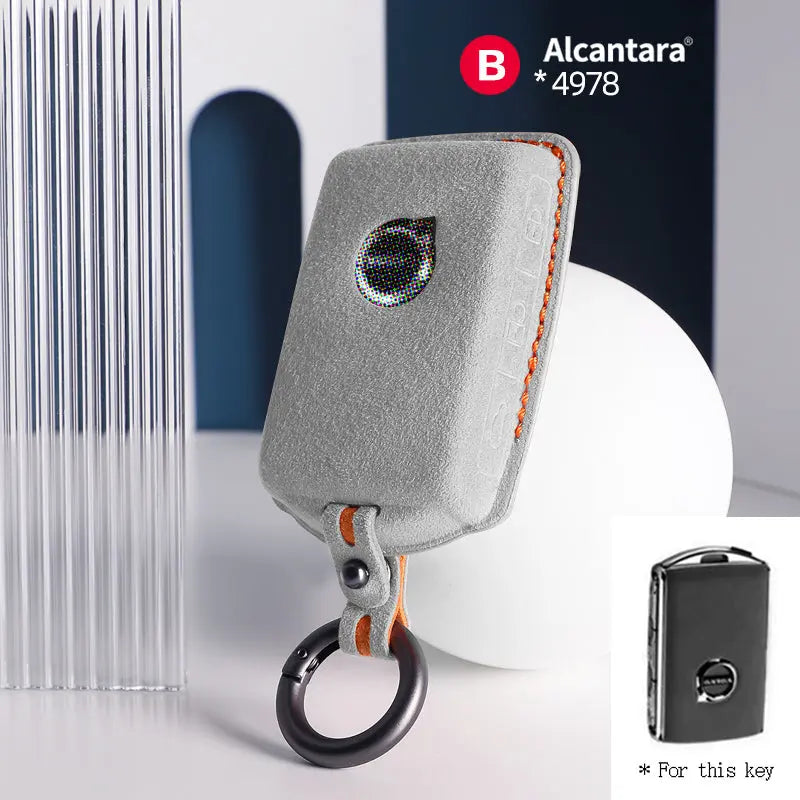 Volvo Key Cover - Alcantara - Type B