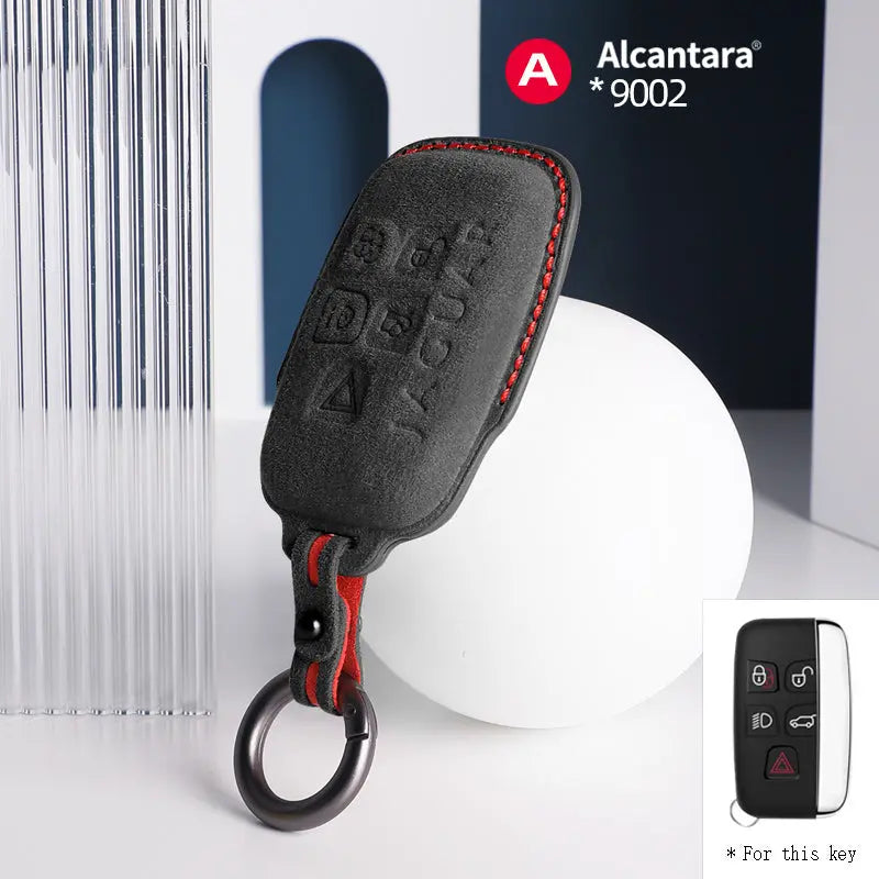 Jaguar Key Cover - Alcantara - Type A
