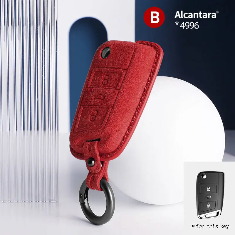 Škoda Key Cover - Alcantara - Type B