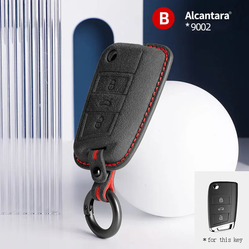Škoda Key Cover - Alcantara - Type B