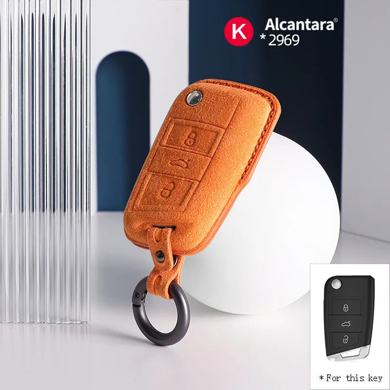Škoda Key Cover - Alcantara - Type K