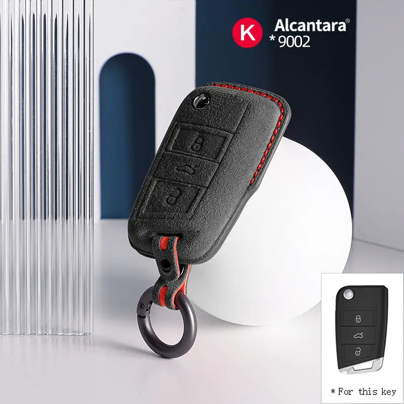 Škoda Key Cover - Alcantara - Type K