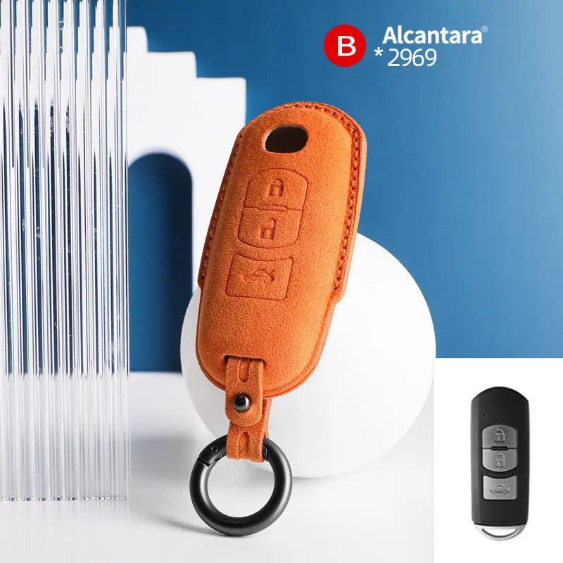 Mazda Key Cover - Alcantara - Type B