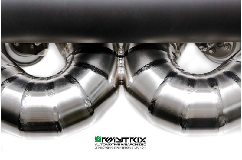Armytrix Stainless Steel Valvetronic Cat Back Exhaust System Lamborghini Aventador S LP740-4 16+