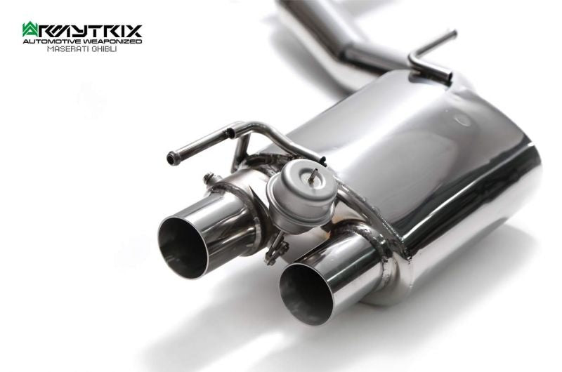 Armytrix Stainless Steel Valvetronic Cat Back Exhaust System Maserati Ghibli/Ghibli S M157 13-18