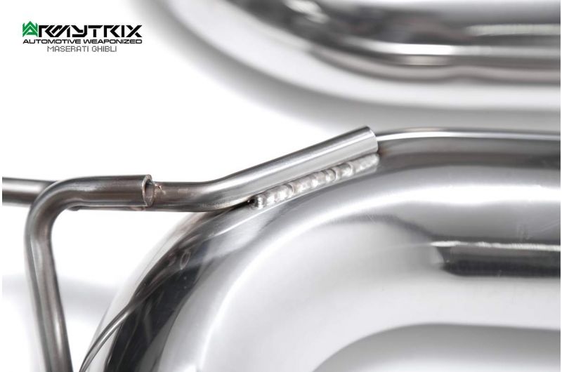 Armytrix Stainless Steel Valvetronic Cat Back Exhaust System Maserati Ghibli/Ghibli S M157 13-18
