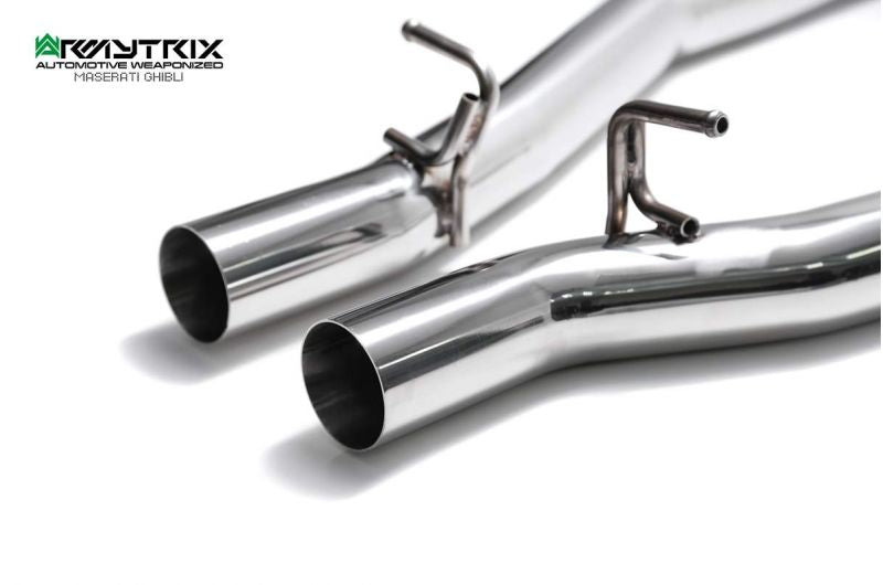 Armytrix Stainless Steel Valvetronic Cat Back Exhaust System Maserati Ghibli/Ghibli S M157 13-18