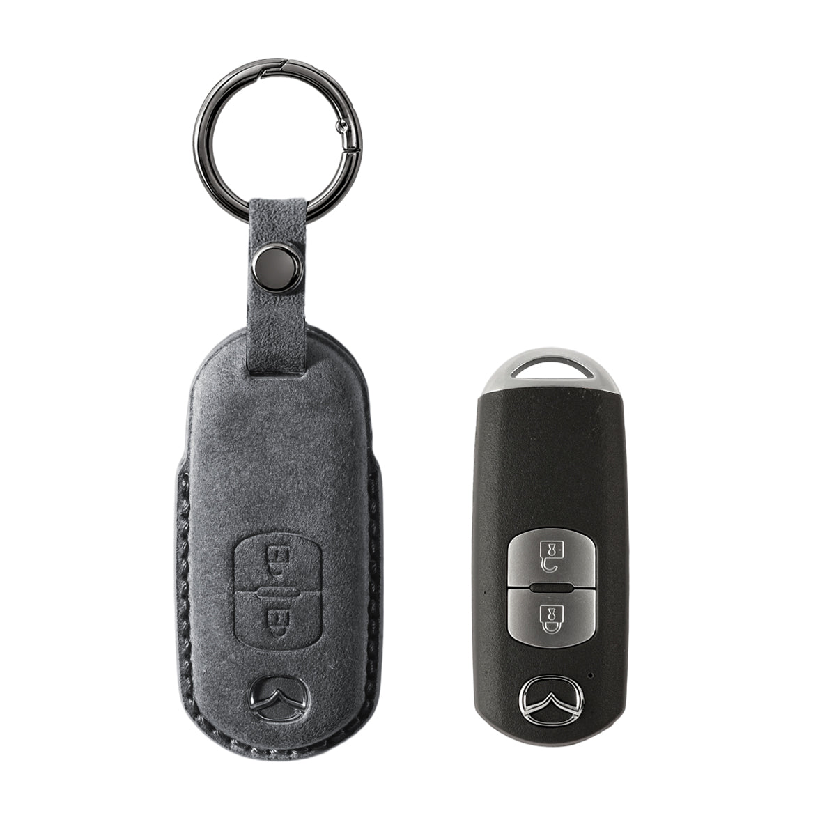 Mazda Alcantara Style Cover - Type A (2 buttons)