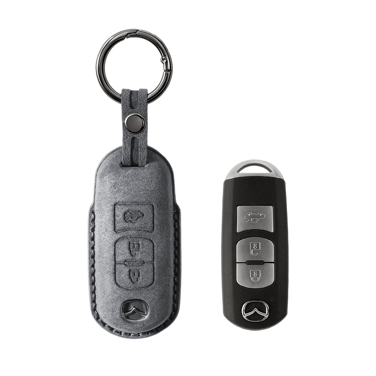 Mazda Alcantara Style Cover - Type B (3 buttons)