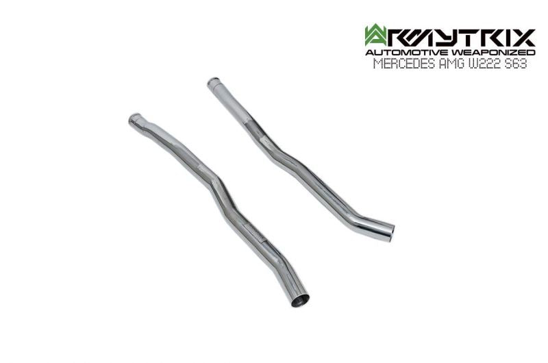 Armytrix Stainless Steel Valvetronic Cat Back Exhaust System Mercedes S63 W222 17-20