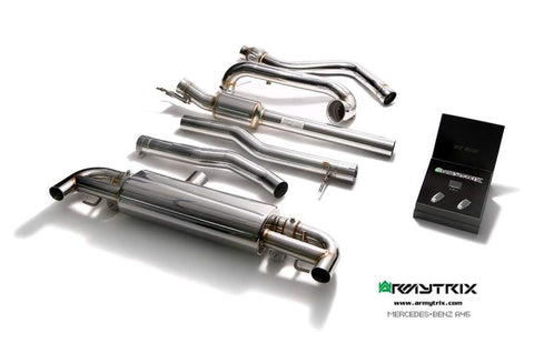 Armytrix Stainless Steel Valvetronic Cat Back Exhaust System Mercedes A45 AMG W176 13-19