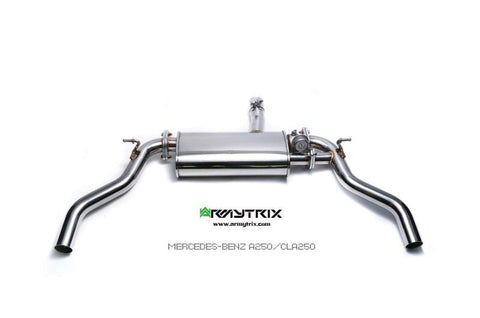 Armytrix Stainless Steel Valvetronic Cat Back Exhaust System Mercedes CLA180/CLA200/CLA250 C117 16-19 2WD Only