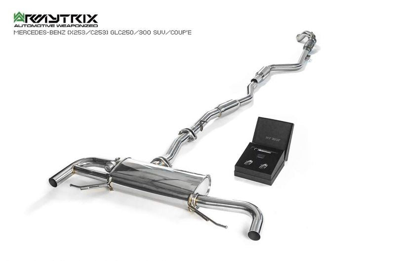Armytrix Stainless Steel Valvetronic Cat Back Exhaust System Mercedes GLC250/GLC300 X253/C253 19+