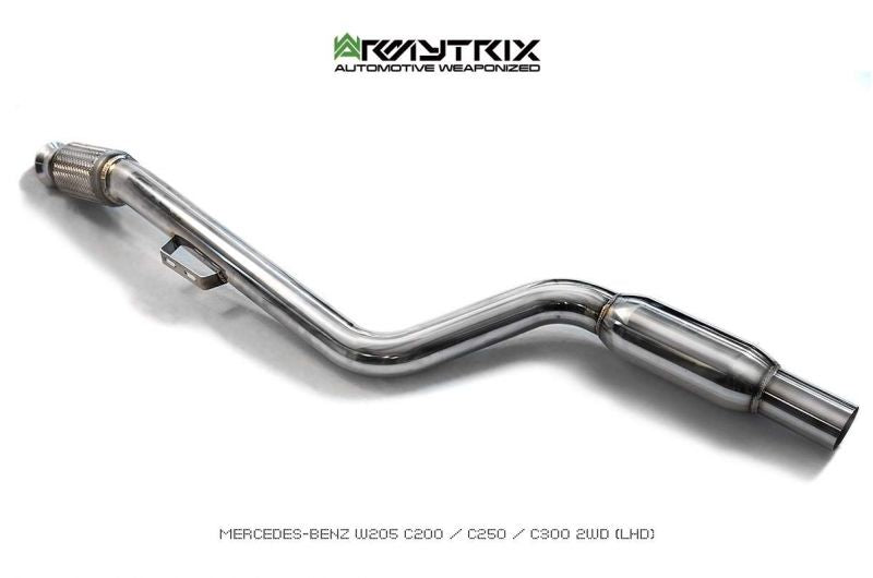 Armytrix Stainless Steel Valvetronic Cat Back Exhaust System Mercedes C180/C200/C250/C300 W205 Facelift 18+