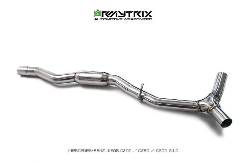 Armytrix Stainless Steel Valvetronic Cat Back Exhaust System Mercedes C180/C200/C250/C300 W205 Facelift 18+
