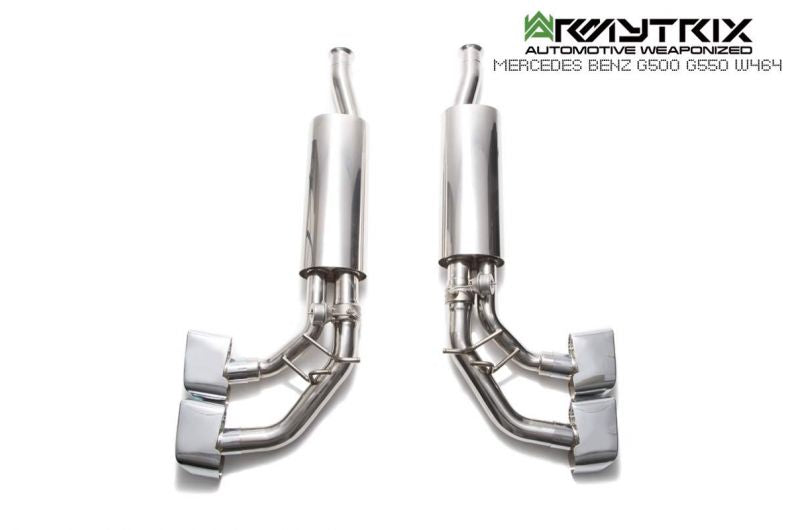 Armytrix Stainless Steel Valvetronic Cat Back Exhaust System Mercedes G500 W463A 18+