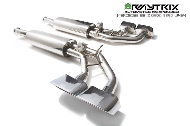 Armytrix Stainless Steel Valvetronic Cat Back Exhaust System Mercedes G500 W463A 18+