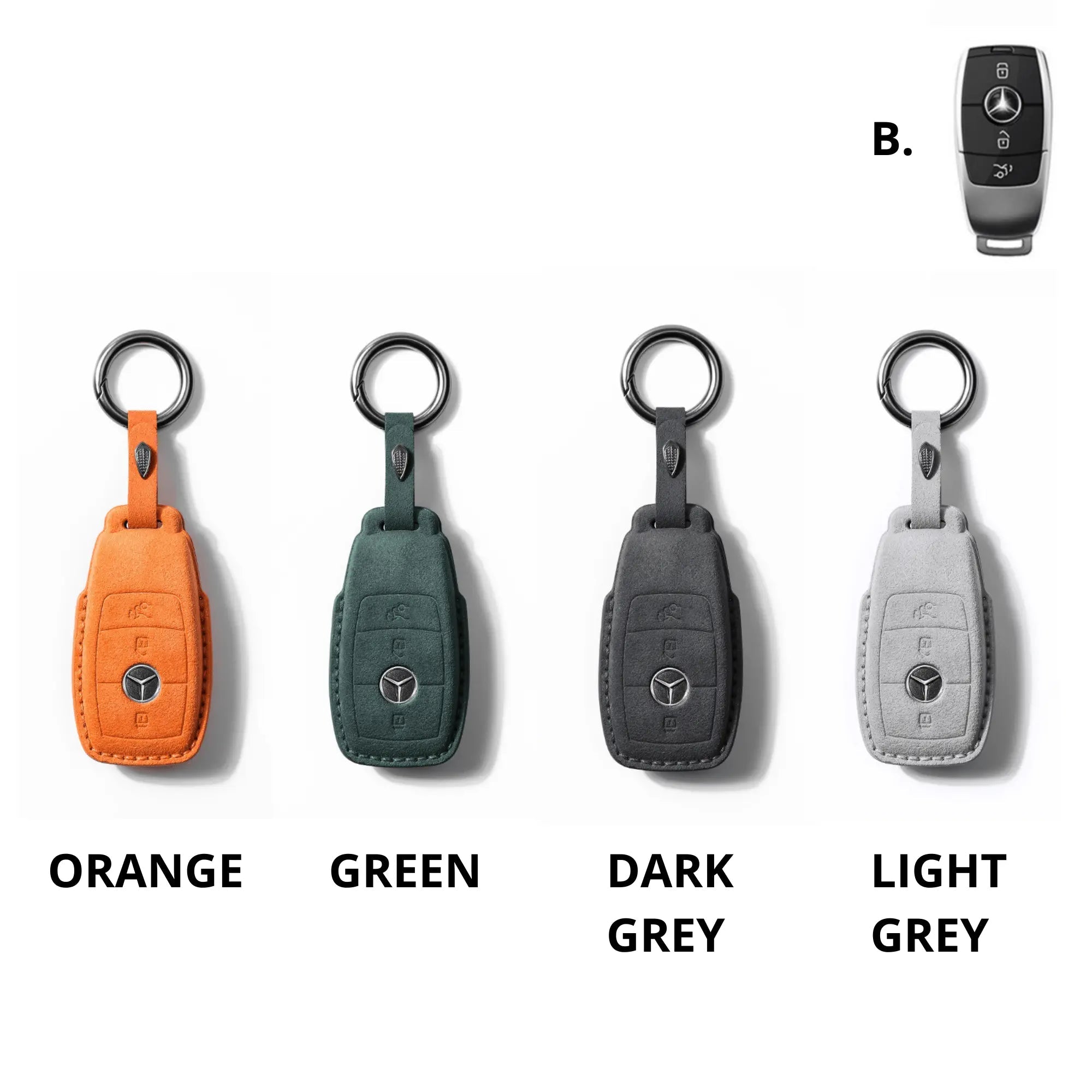 Mercedes Key Cover - Alcantara