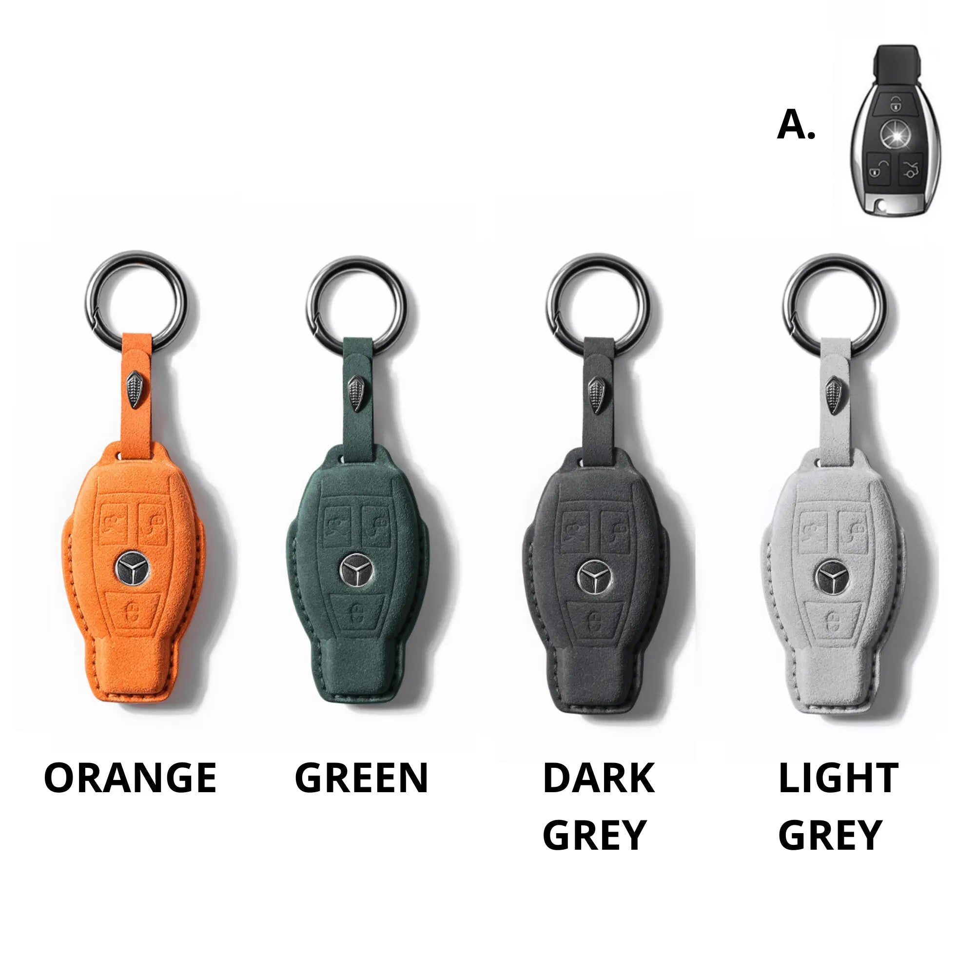 Mercedes Key Cover - Alcantara