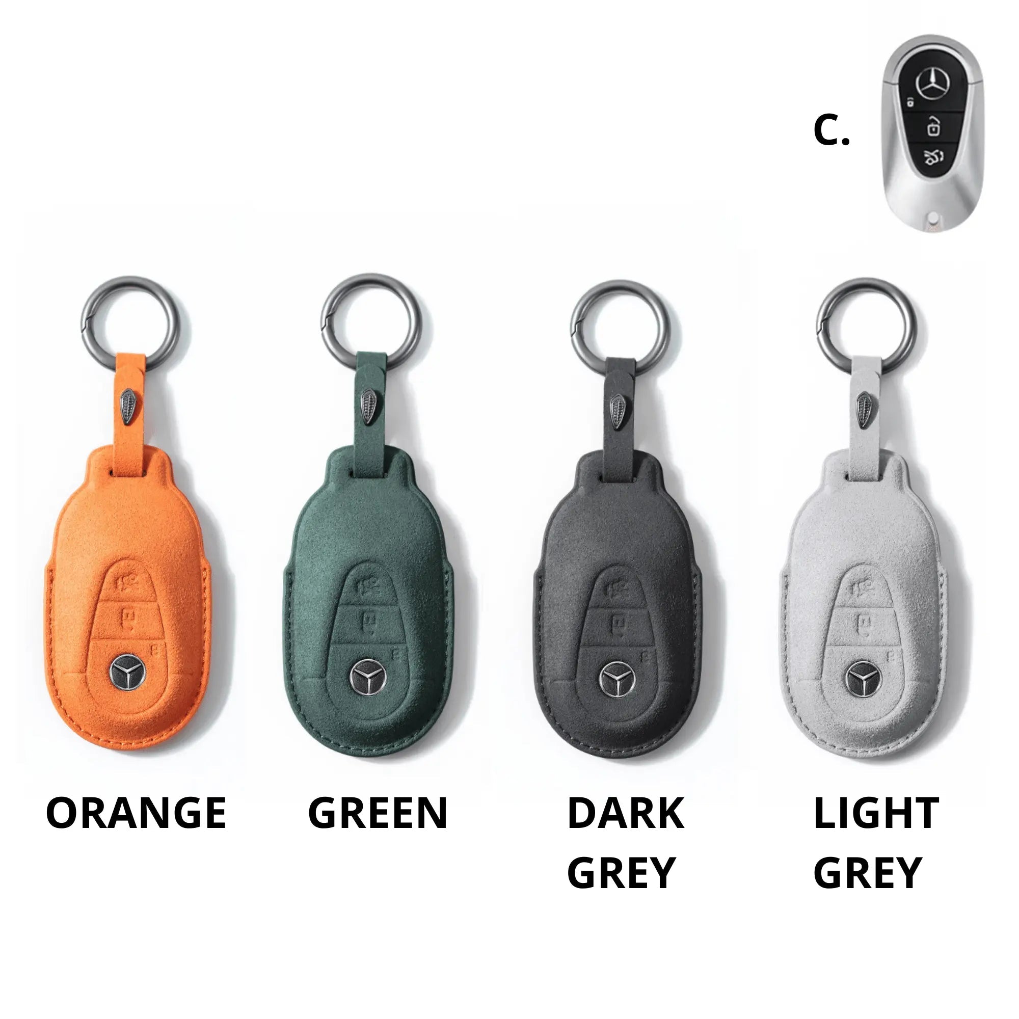 Mercedes Key Cover - Alcantara
