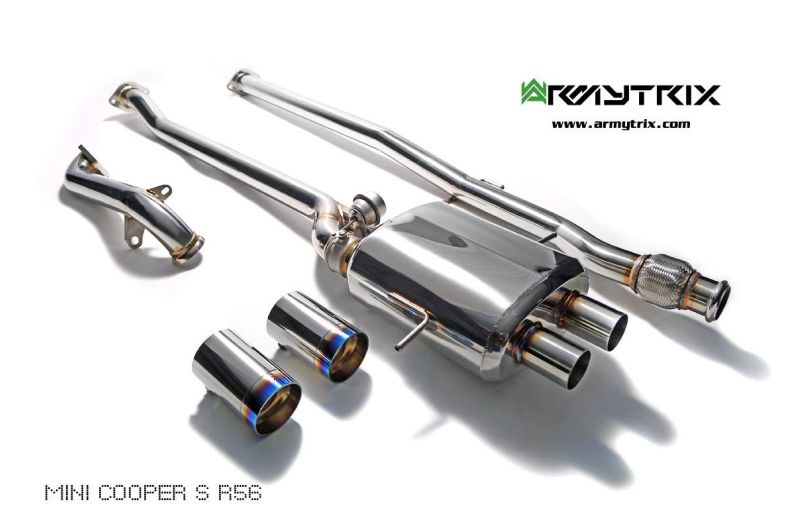 Armytrix Stainless Steel Valvetronic Cat Back Exhaust System Mini Cooper S R56/R57/R58/R59 07-13