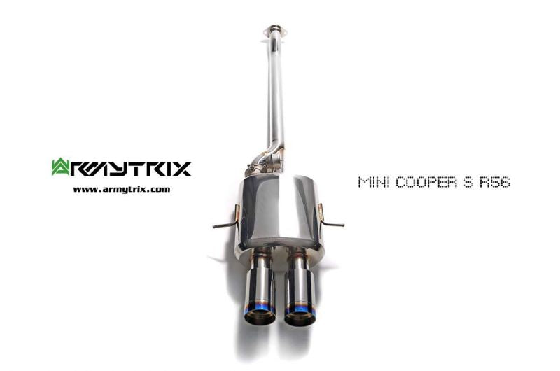 Armytrix Stainless Steel Valvetronic Cat Back Exhaust System Mini Cooper S R56/R57/R58/R59 07-13
