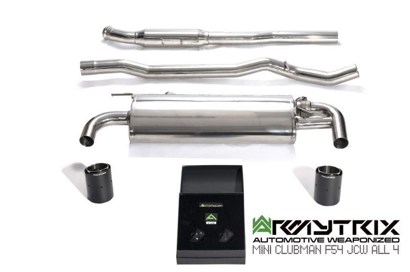 Armytrix Stainless Steel Valvetronic Cat Back Exhaust System Mini Cooper JCW ALL 4 F54 19+ (OPF Only)