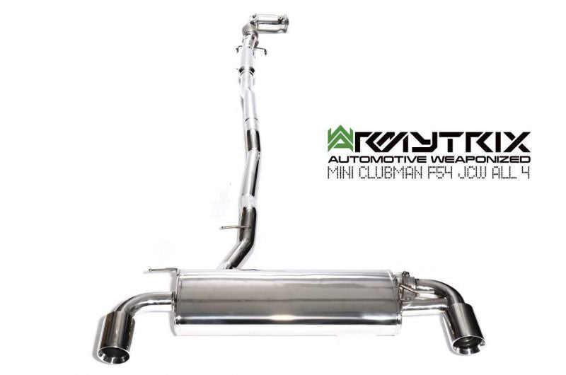 Armytrix Stainless Steel Valvetronic Cat Back Exhaust System Mini Cooper JCW ALL 4 F54 19+ (OPF Only)