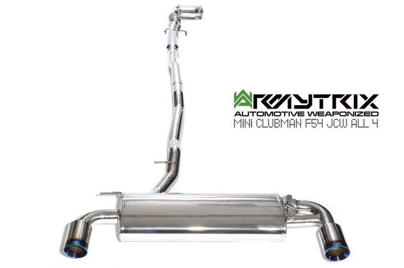 Armytrix Stainless Steel Valvetronic Cat Back Exhaust System Mini Cooper JCW ALL 4 F54 19+ (OPF Only)