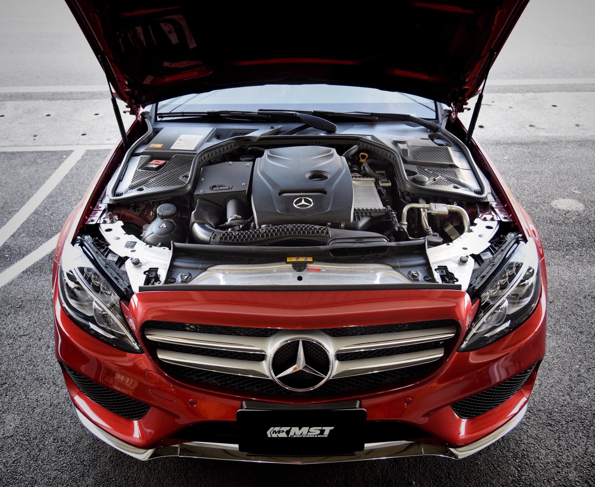 MST 2015 - 2018 Mercedes - Benz C300 Cold Air Intake System (MB - C3001) - Nine Motorsport