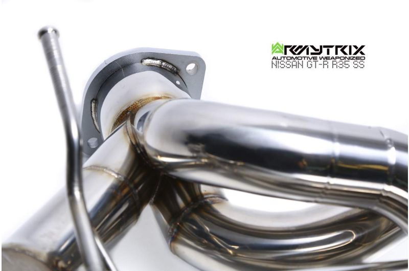 Armytrix Stainless Steel Valvetronic Y-Pipe Back Exhaust System (102mm) Nissan GT-R R35 07+