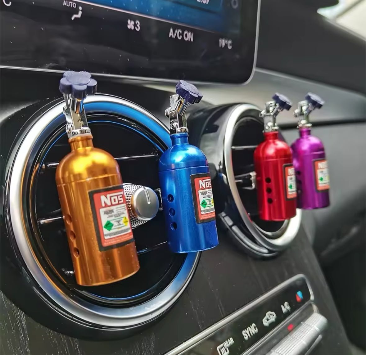 NOS Air Freshener | Ocean Scent | RED