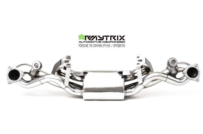Armytrix Stainless Steel Valvetronic Cat Back Exhaust System Porsche 718 Sypder RS/Cayman GT4 RS 718 22+ (OPF)