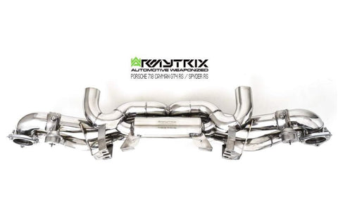 Armytrix Stainless Steel Valvetronic Cat Back Exhaust System Porsche 718 Sypder RS/Cayman GT4 RS 718 22+ (OPF)