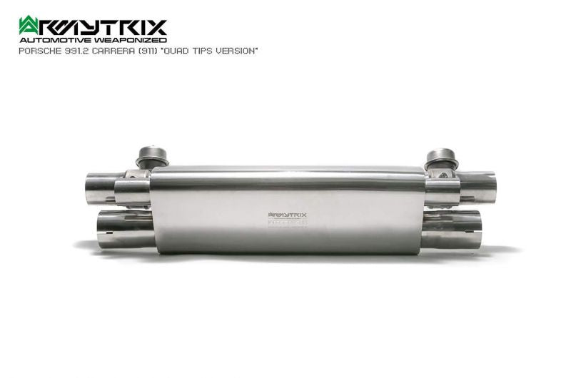Armytrix Stainless Steel Valvetronic Cat Back Exhaust System (Suits Quad Tip Only) Porsche 911 Carrera/Carrera4/Carrera S/Carrera4S/Carrera GTS 991.2 16-19
