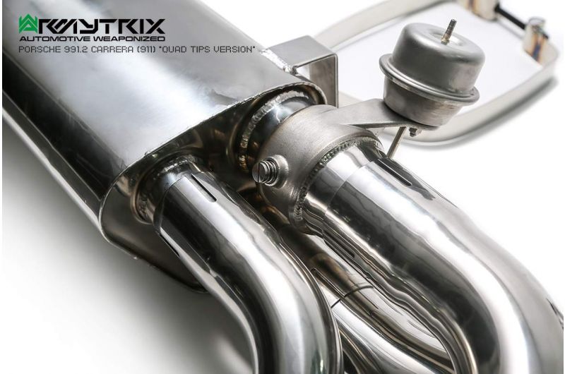 Armytrix Stainless Steel Valvetronic Cat Back Exhaust System (Suits Quad Tip Only) Porsche 911 Carrera/Carrera4/Carrera S/Carrera4S/Carrera GTS 991.2 16-19