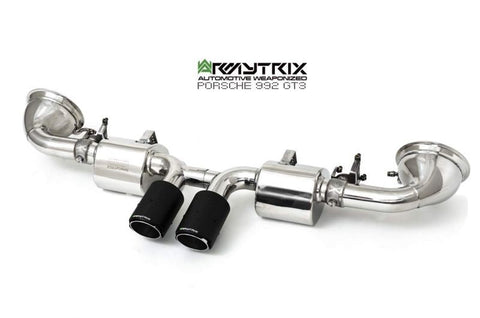Armytrix Stainless Steel Valvetronic Cat Back Exhaust System Porsche 911 GT3 992 21+