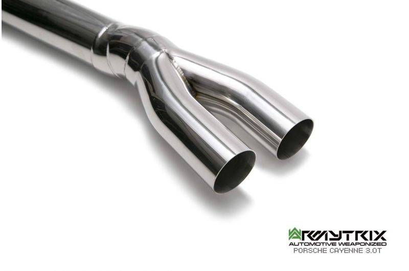 Armytrix Stainless Steel Valvetronic Cat Back Exhaust System Porsche Cayenne E3 3.0T 18+
