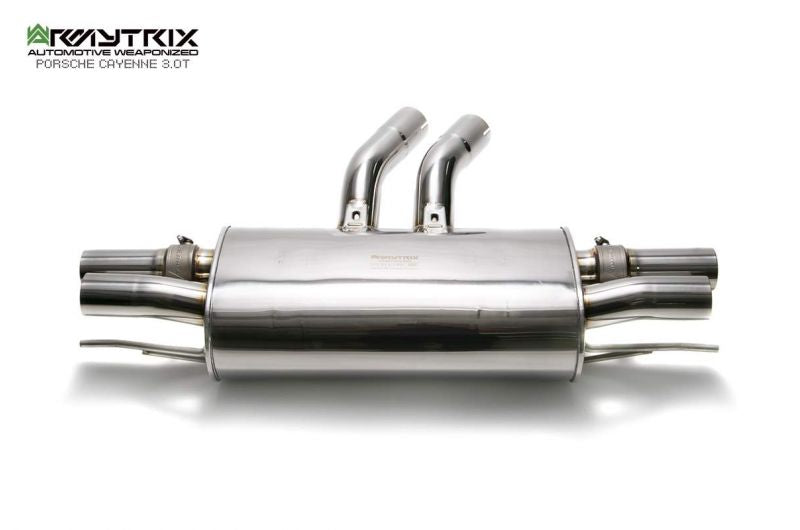 Armytrix Stainless Steel Valvetronic Cat Back Exhaust System Porsche Cayenne E3 3.0T 18+
