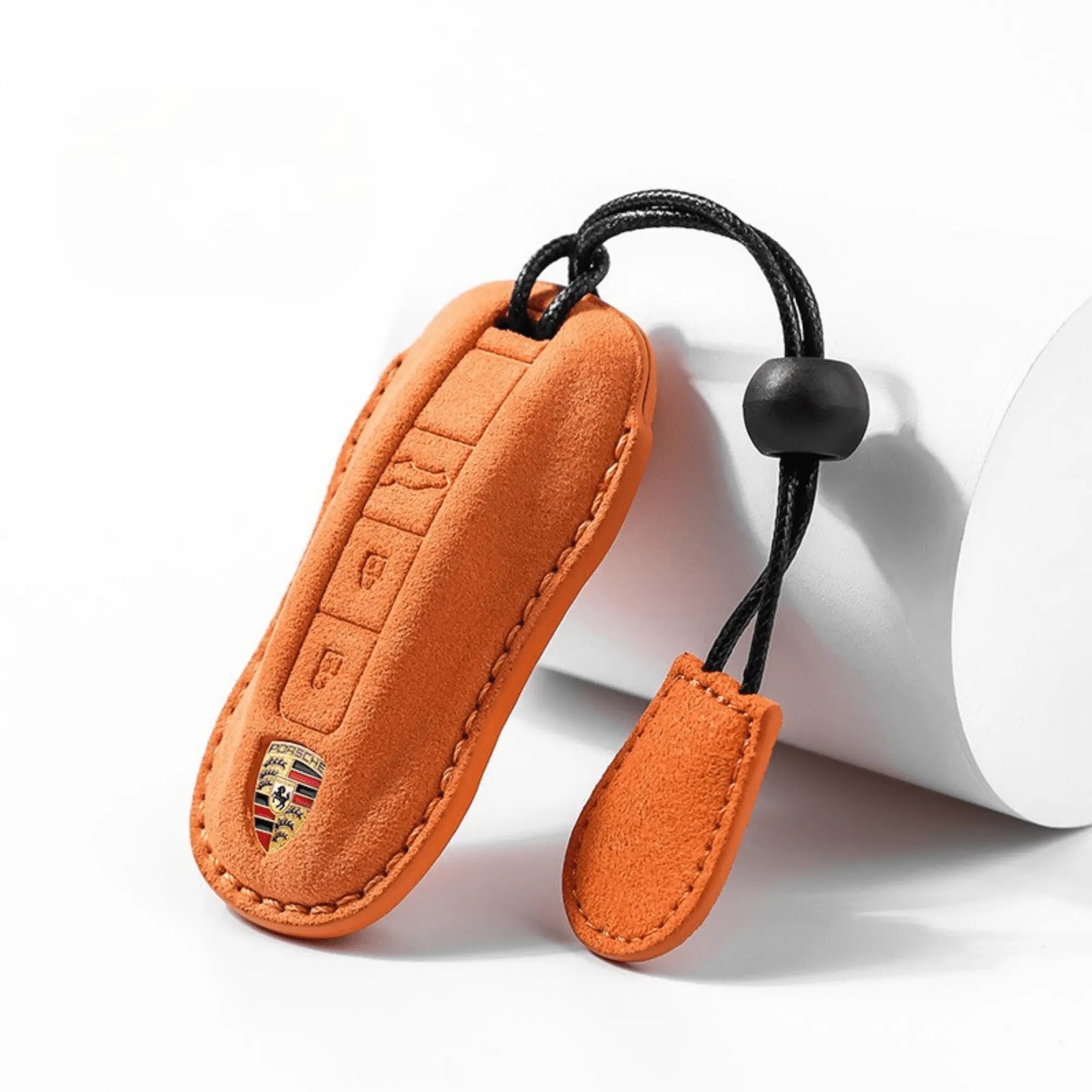 Porsche Key Cover - Alcantara - Orange