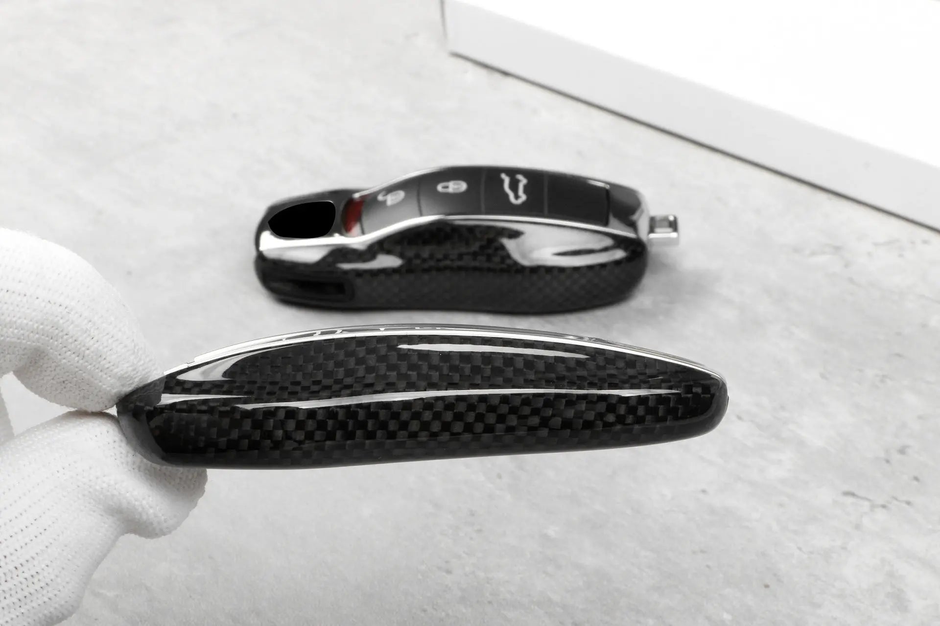 Porsche Key Cover - Carbon Fiber