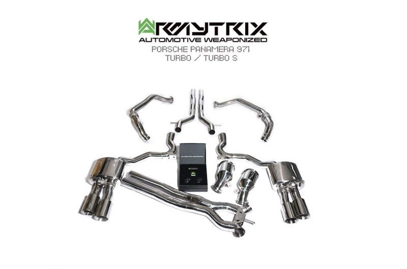 Armytrix Stainless Steel Valvetronic Cat Back Exhaust System Porsche Panamera Turbo/ Turbo Sport/GTS/ GTS Sport 971 17+