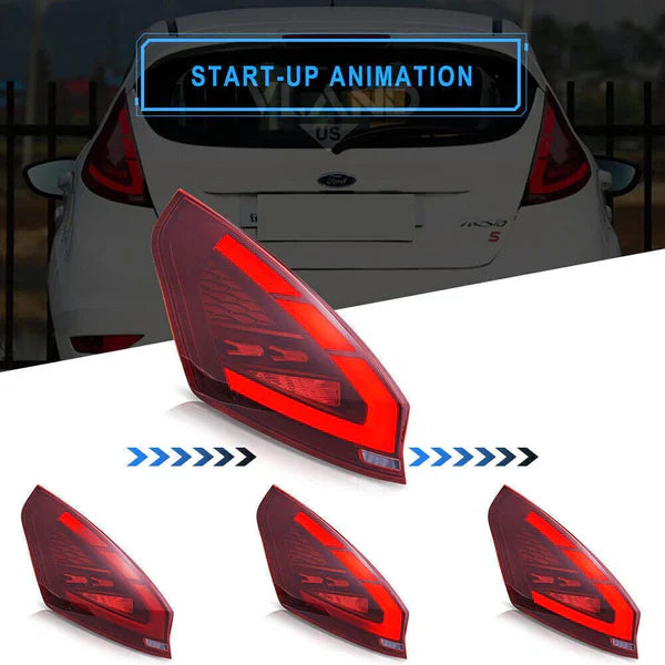 VLAND 2009-2017 FORD FIESTA HATCHBACK WS WT WZ LED SEQUENTIAL TAIL LIGHTS