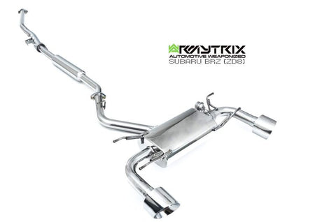 Armytrix Stainless Steel Valvetronic Cat Back Exhaust System Toyota GR86 ZN8 22+/Subaru BRZ ZD8 22+