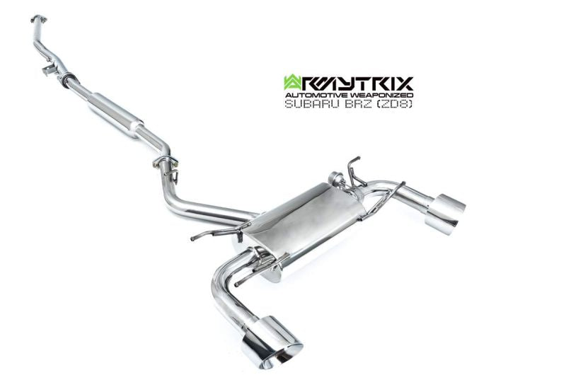 Armytrix Stainless Steel Valvetronic Cat Back Exhaust System Toyota GR86 ZN8 22+/Subaru BRZ ZD8 22+
