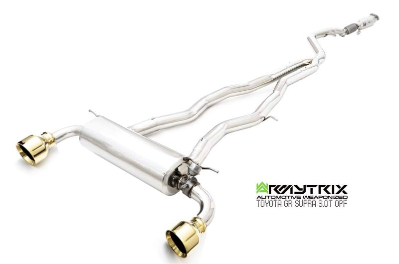 Armytrix Stainless Steel Valvetronic Cat Back Exhaust System Wireless Remote Toyota GR Supra A90/91 OPF 19+ (OPF)
