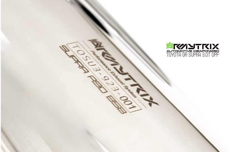 Armytrix Stainless Steel Valvetronic Cat Back Exhaust System Wireless Remote Toyota GR Supra A90/91 OPF 19+ (OPF)